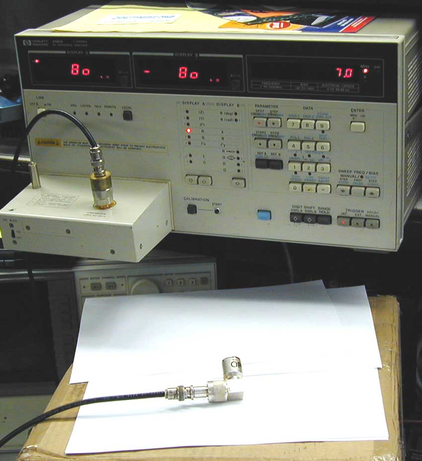 calibrate measure balun steel bolt