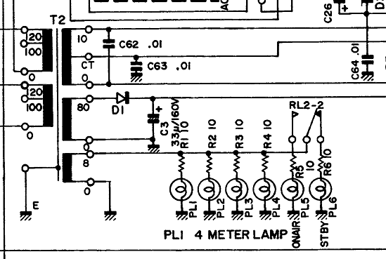 Kenwood TL922 LED meter light modification