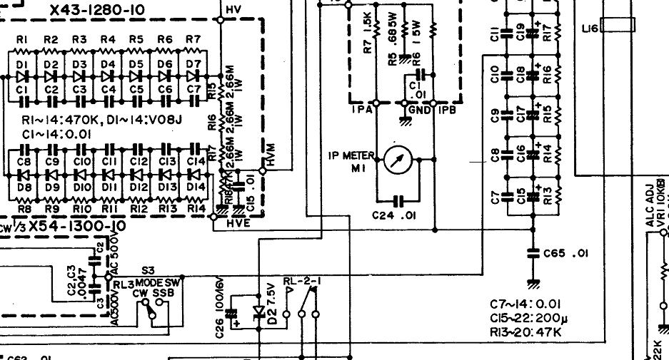 meter protection in Kenwood TL922A