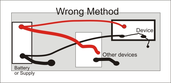 Ground loop automotive electrical system battery negative MSD 